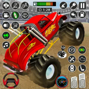 Monster Truck Stunts Car Games