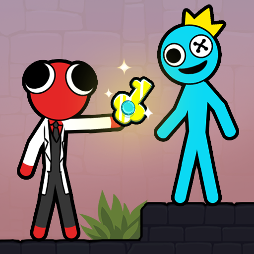 Stickman Red boy and Blue girl