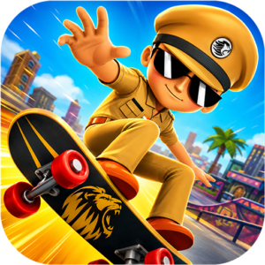 Little Singham Super Skater